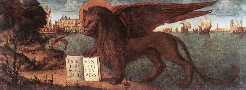 The Lion of St Mark fdg, CARPACCIO, Vittore